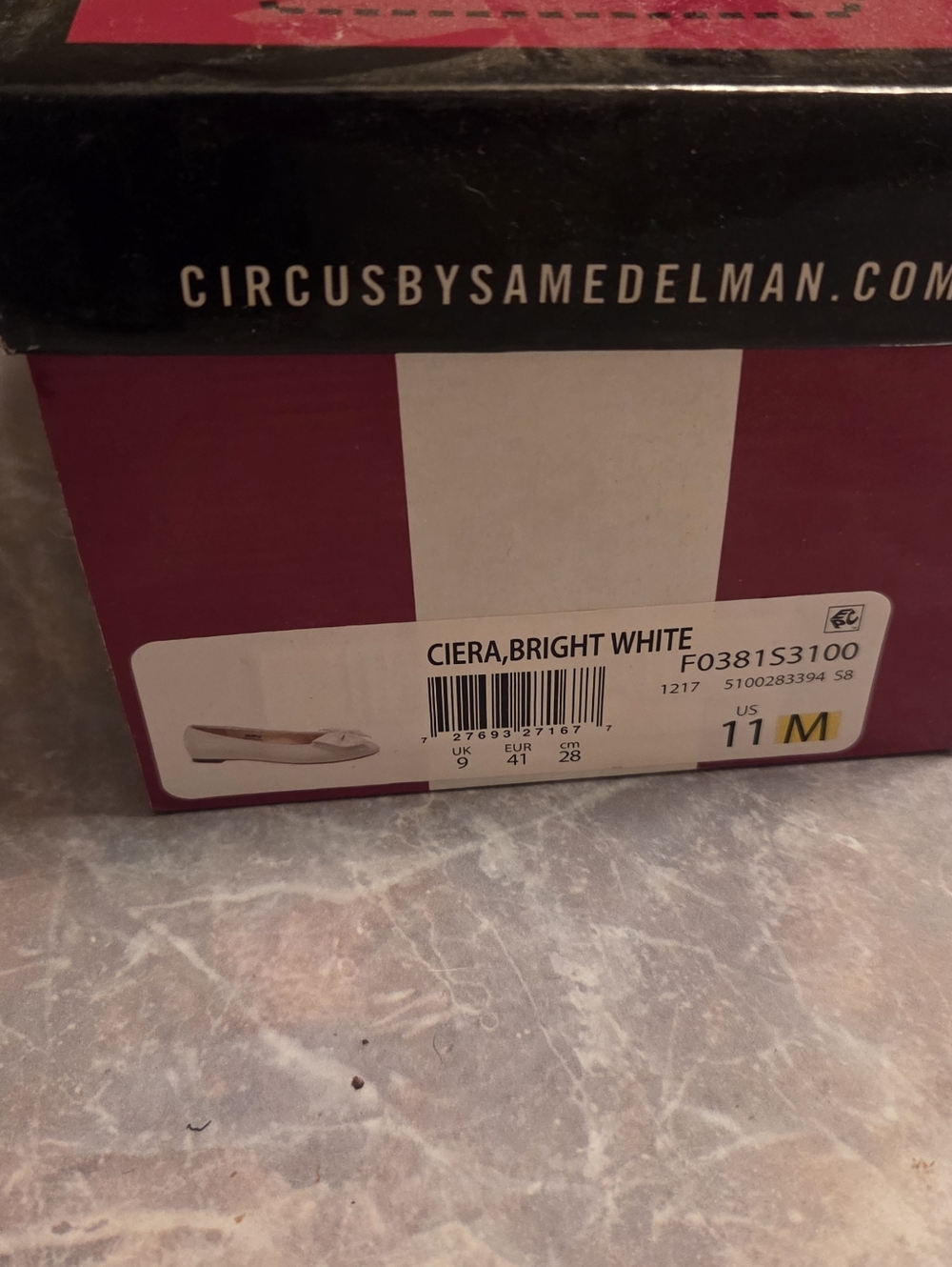 Circus by Sam Edelman White Bow Ballet Flats - Picture 7 of 7